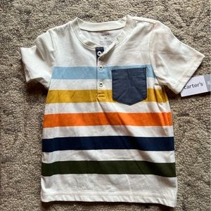 NWT Carters striped tshirt, size 2T